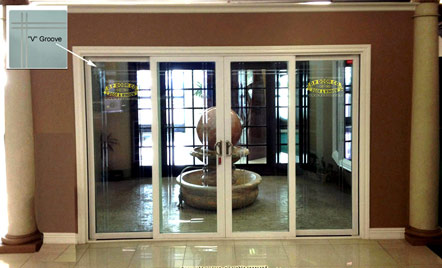 10ft vinyl patio door